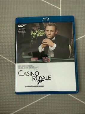 Casino Royale (Blu-ray) - Black, White & Blue Cover